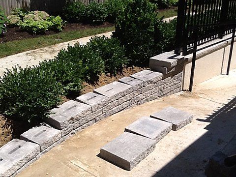Stonework Lawn Flower Beds — Lakewood, NJ — Howard Payne Landscaping & Design Inc.