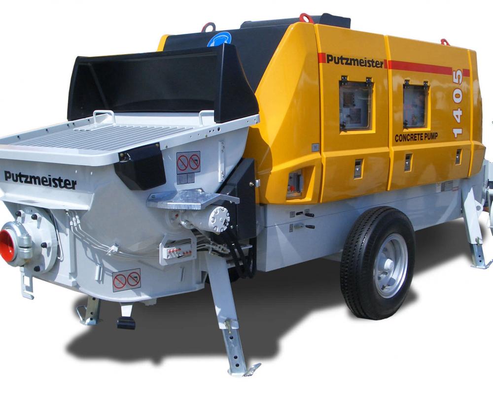Putzmeister stationary concrete pump