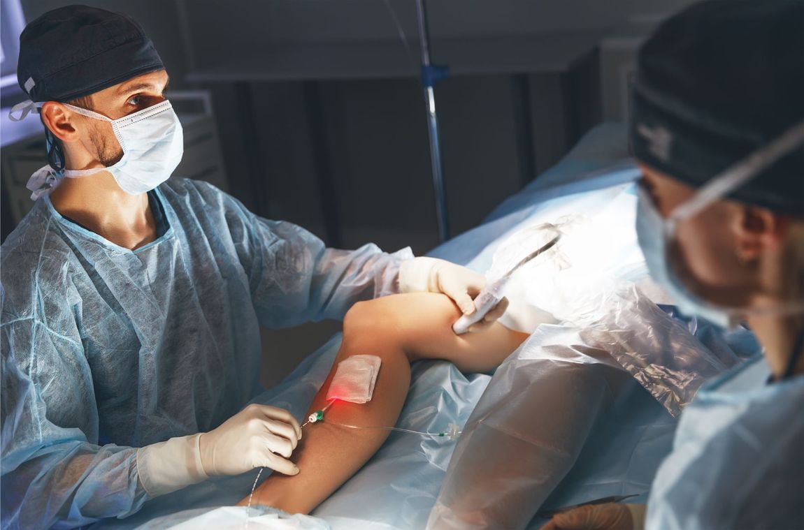 intervento vascolare alla gamba