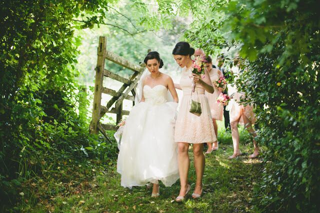 two ladies walking