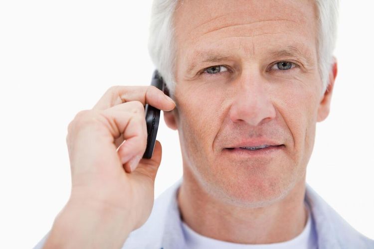 man on the phone