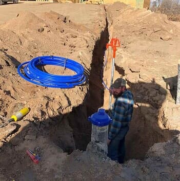 A Worker Doing Well Replacement in Elizabeth, Co A Worker Doing Well Replacement in Elizabeth, Co