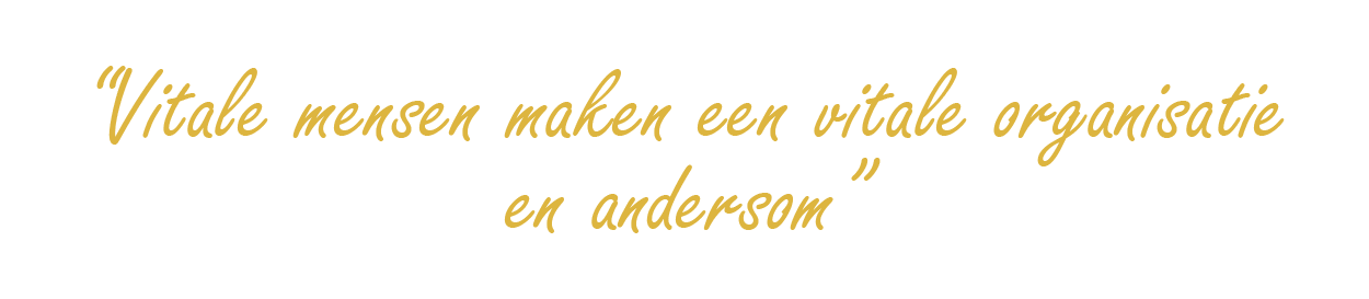 Text in a gold color that reads: