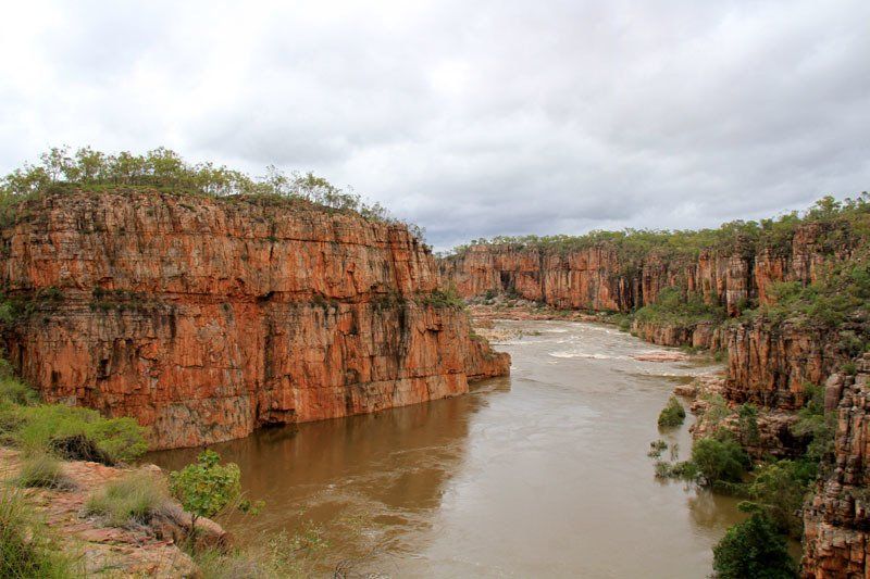 Katherine Gorge in flood