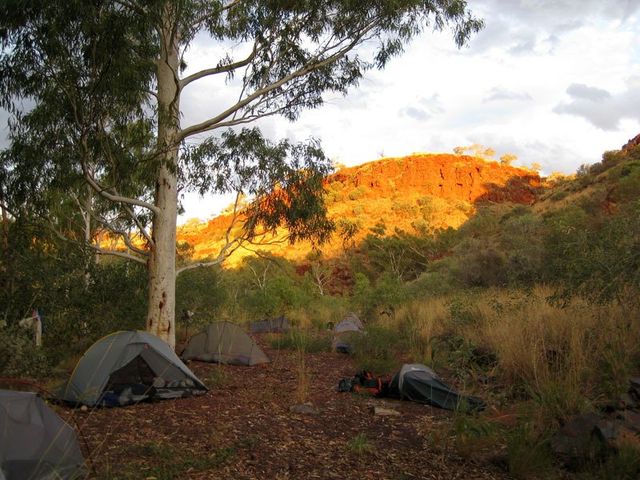 Karijini National Park, Munjina campsite on trek