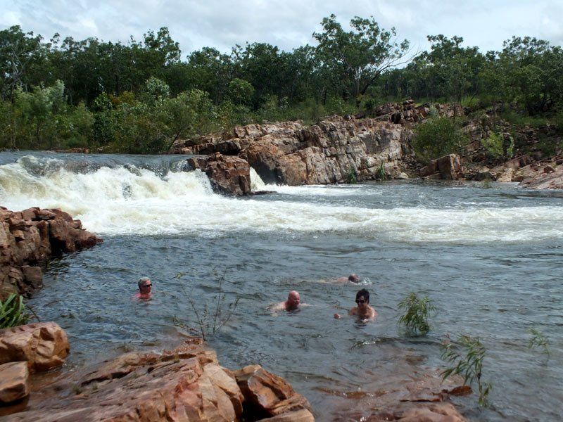 Sweetwater Pool swim stop, Edith river