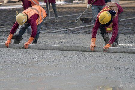 Concrete laying