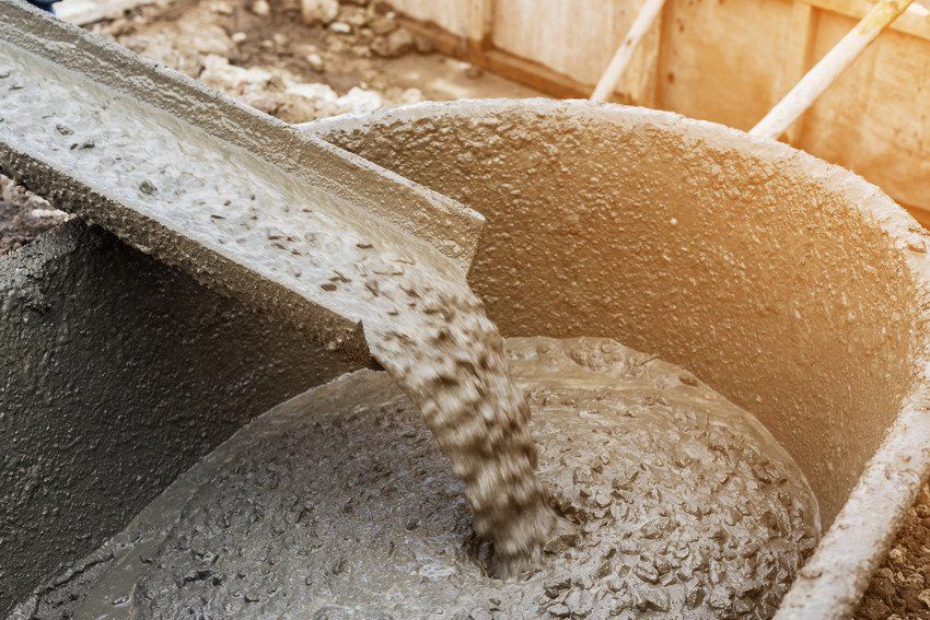 Concrete pouring