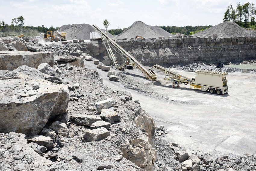 Quarry working