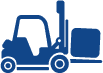 Forklift truck icon