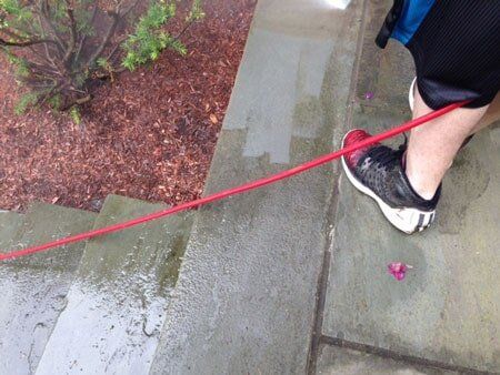 Man Cleaning Concrete — Power Washing Services in Westchester County, NY