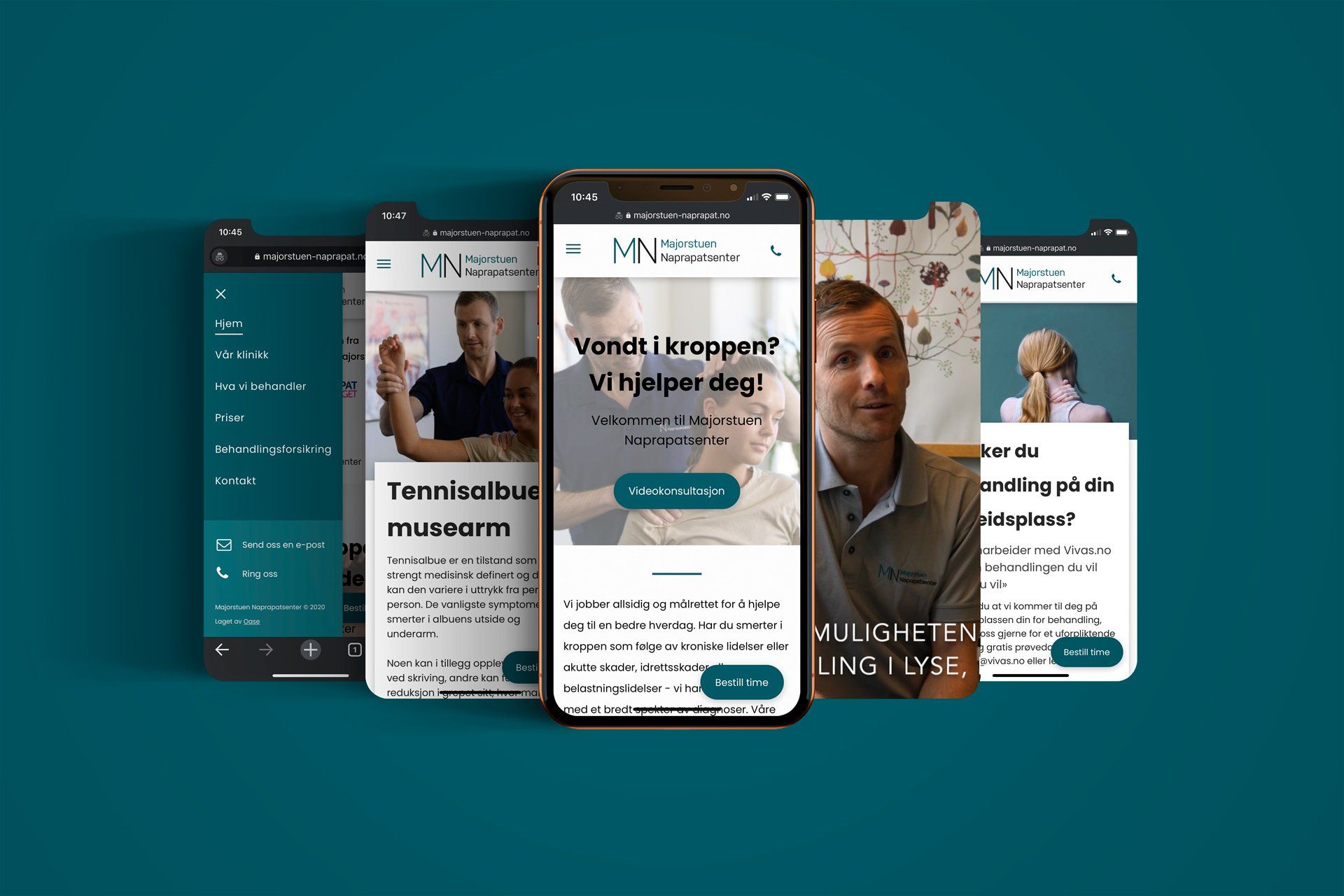 Oase Media har laget nettside til Majorstuen Naprapatsenter