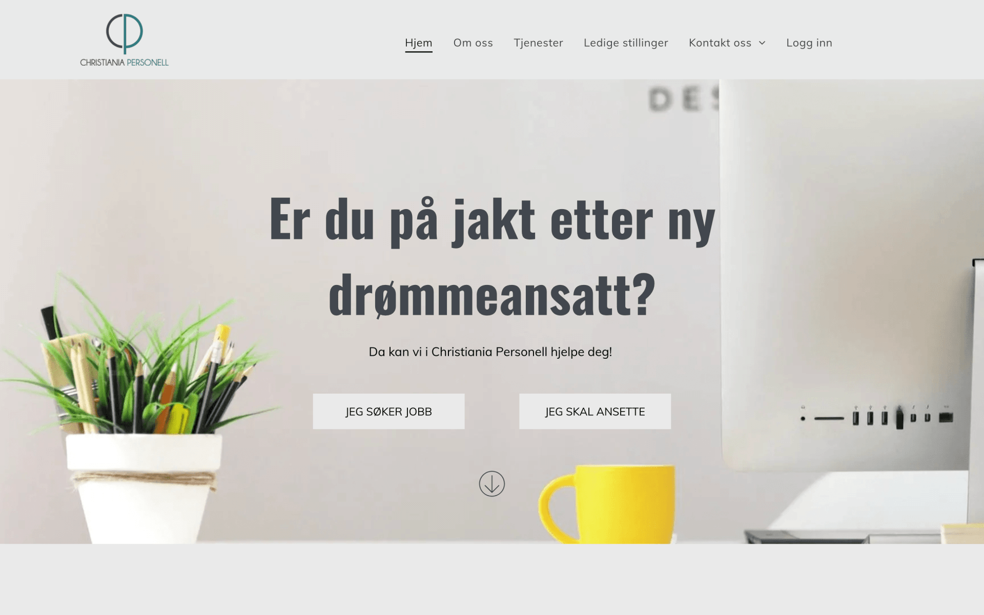 Oase Media har laget nettside til Christiania Personell