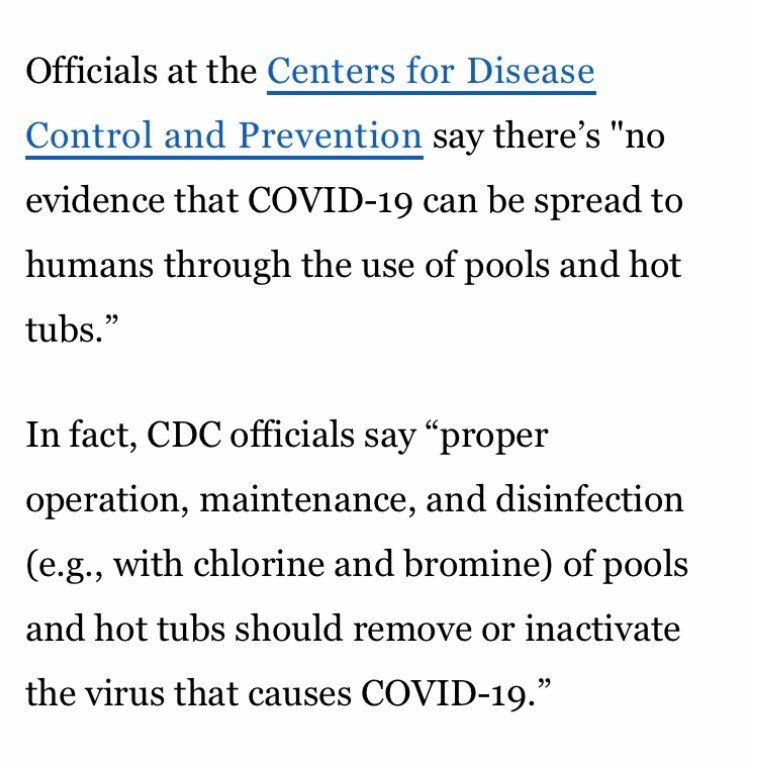 Covid-19 Fact | Omaha, NE | Olympic Pool & Spa