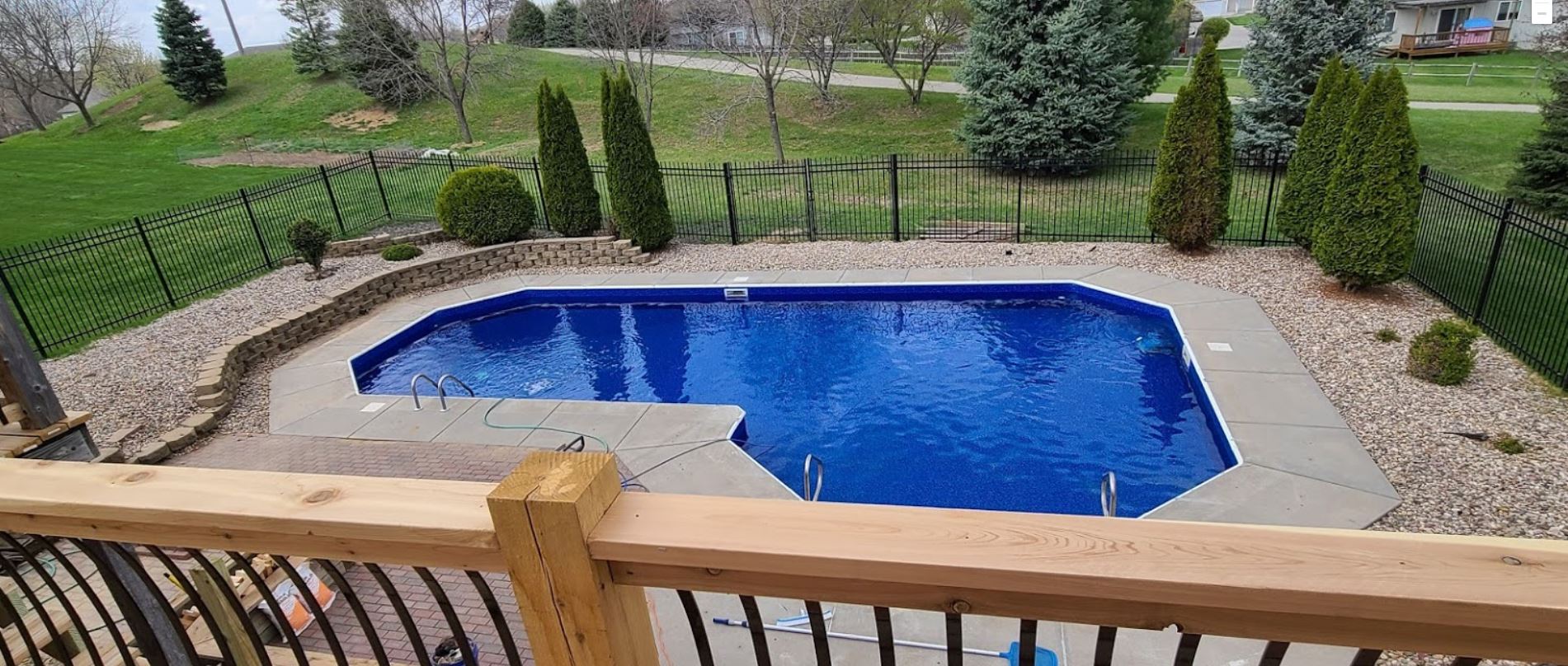 Pool View From Balcony | Omaha, NE | Olympic Pool & Spa