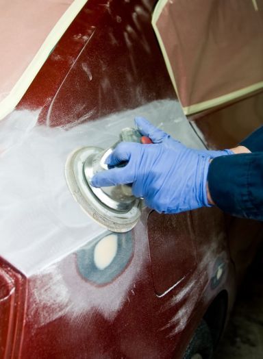 Paint job as part of our crash repairs service in Batmans Bay