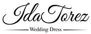 Das Logo für das Brautkleid von Ida Terez ist schwarz und weiß.