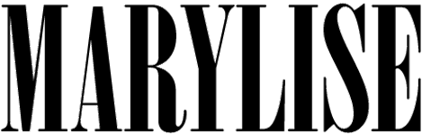Das Wort Marylise ist in schwarzen Buchstaben auf weißem Hintergrund geschrieben.
