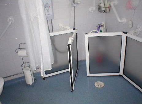 Disabled accessible wet room installation