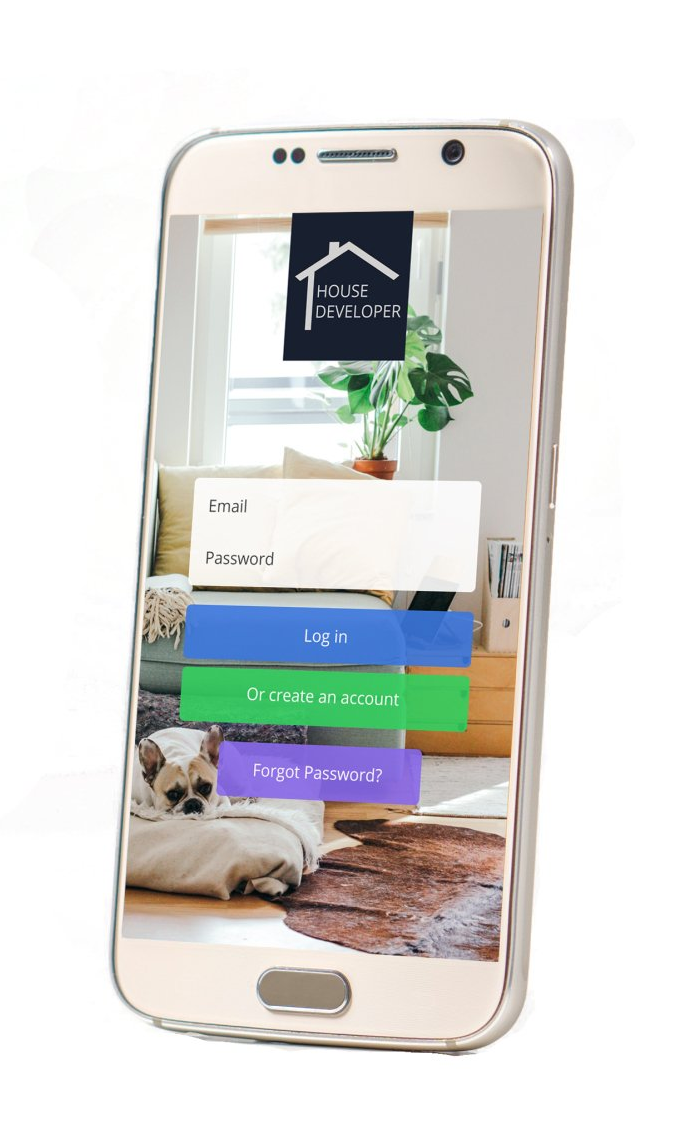 phone showcasing care app