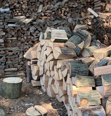 Wood Splitting — Piles of Wood in Succasunna, NJ Wood Splitting — Piles of Wood in Succasunna, NJ