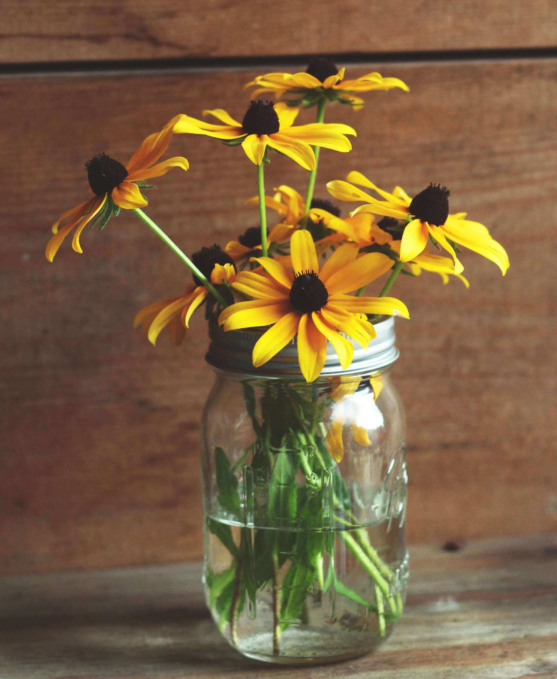 Burial Yellow Flowers
