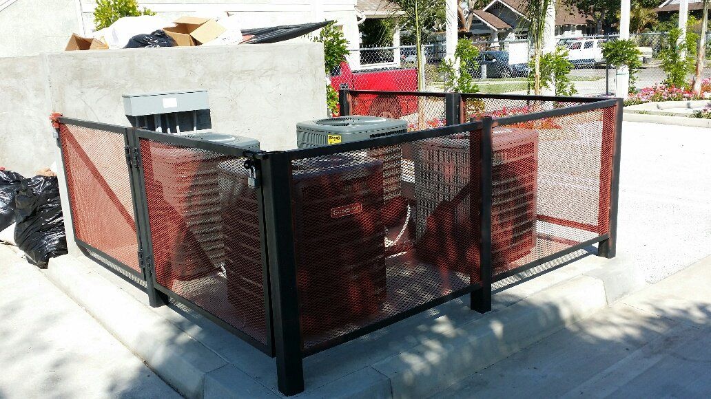 Security fence — Commercial Metal Fabrication in Anaheim CA Security fence — Commercial Metal Fabrication in Anaheim CA