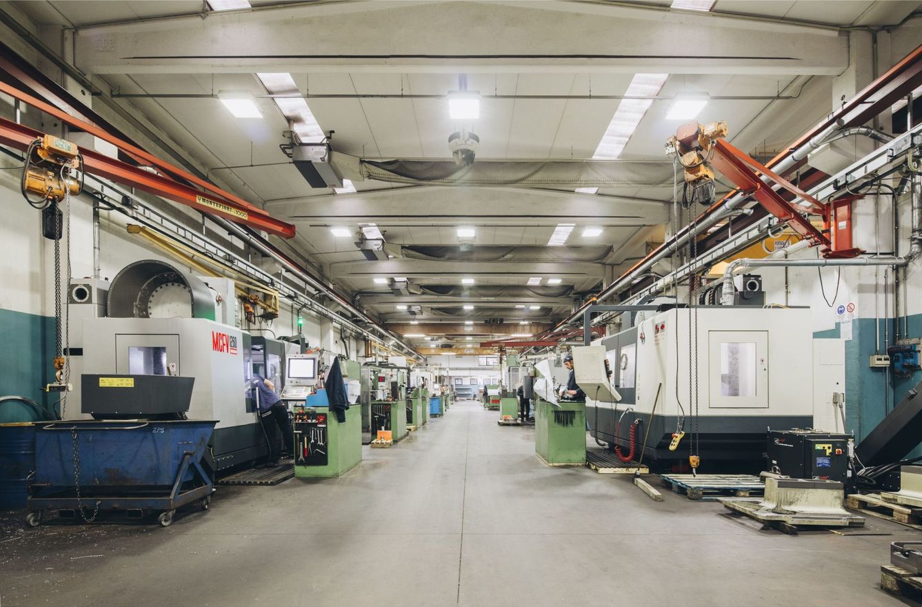les machines-outils de l'entreprise