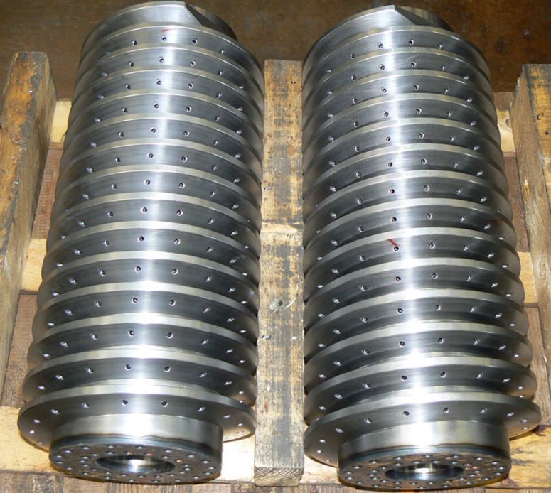 cylindre en acier pour composants industriels