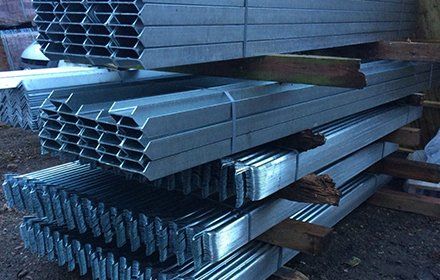 high quality posts used for fence installation