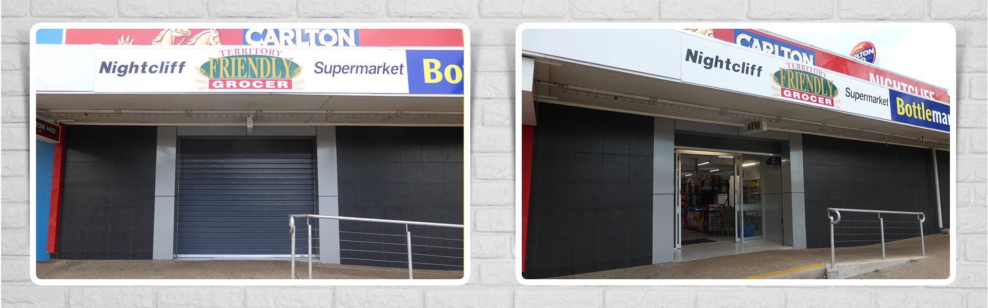 supermarket roller door arafura roller door services supermarket roller door