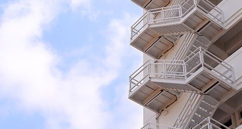 Modern Fire Escape—Ornamental Metal Work in Norfolk, VA Modern Fire Escape—Ornamental Metal Work in Norfolk, VA