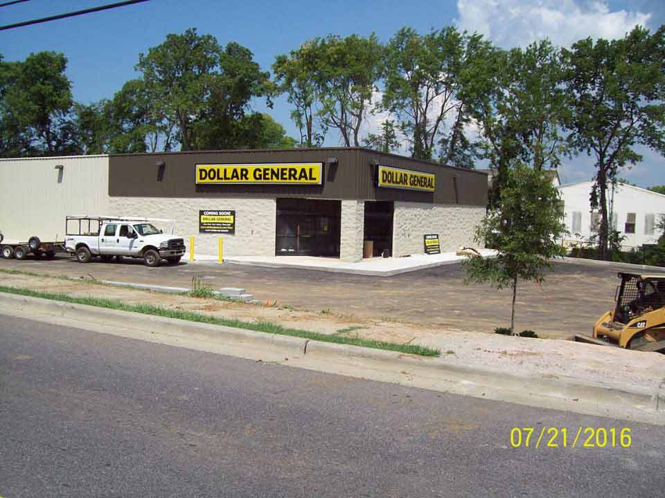 Dollar general - construction site prep in Bessemer, Al