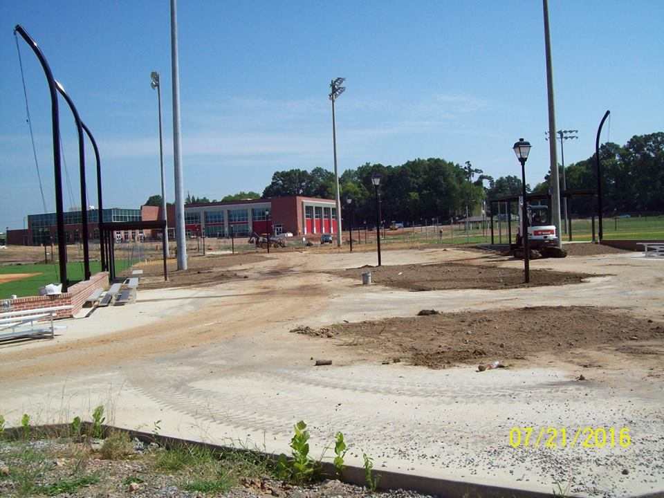 Construction on progress - construction site prep in Bessemer, Al