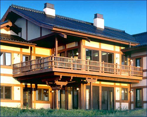 wooden house