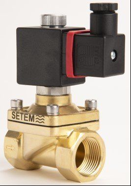 Électrovanne SETEM /  CEME , électrovanne laiton plastique inox