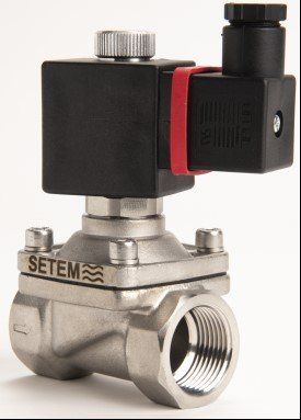 Électrovanne SETEM /  CEME , électrovanne laiton plastique inox