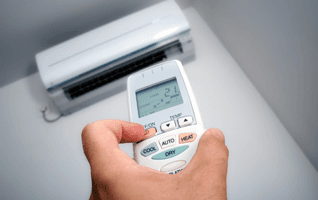 AC being remote operated