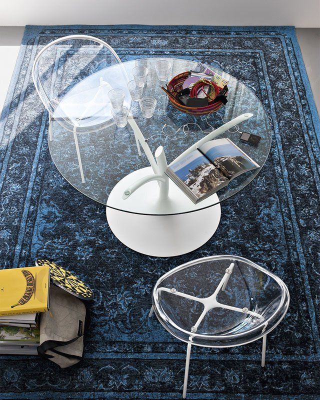 acacia table - white - clear San Francisco, CA