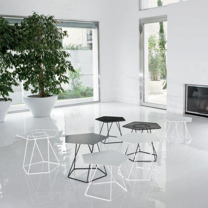 tectonic end table