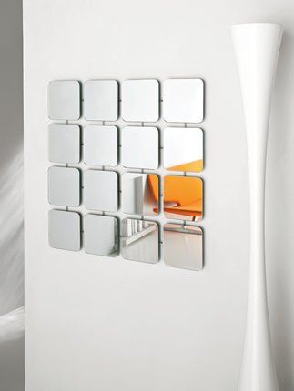 bungalow square mirror