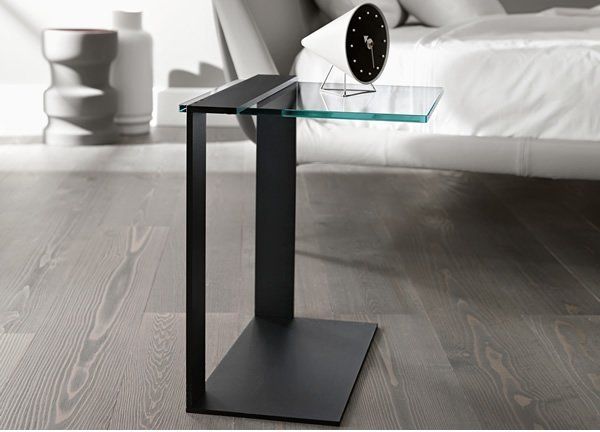 joliet side table black