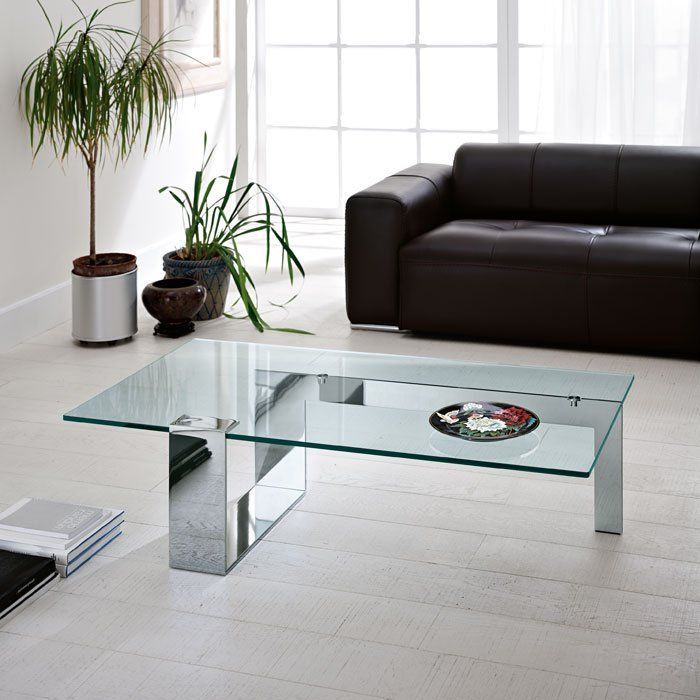 plinsky coffee table chrome