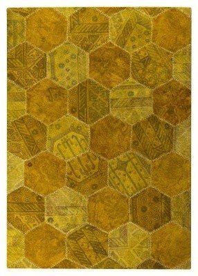 honeycomb gold- mat vintage