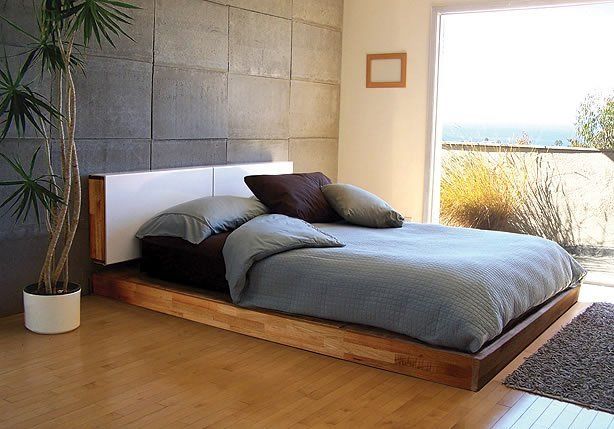 lax platform bed & headboard