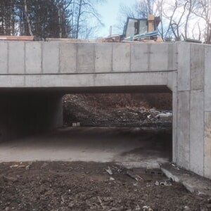Excavation — Concrete Tunnel in Bath, NY Excavation — Concrete Tunnel in Bath, NY