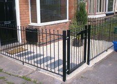 iron fence
