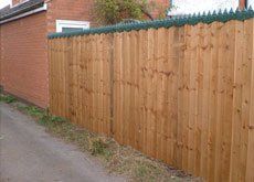 wooden fence