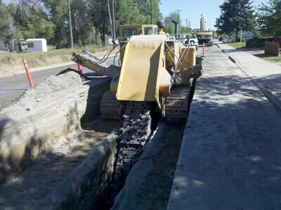 Trenching services at work in Filer, ID, near Twin Falls, ID Trenching services at work in Filer, ID, near Twin Falls, ID