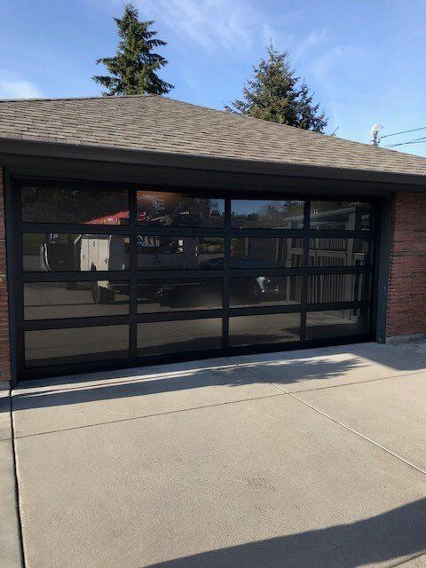 Satin Bronze Garage Door — Everett, WA — Overhead Doors Everett